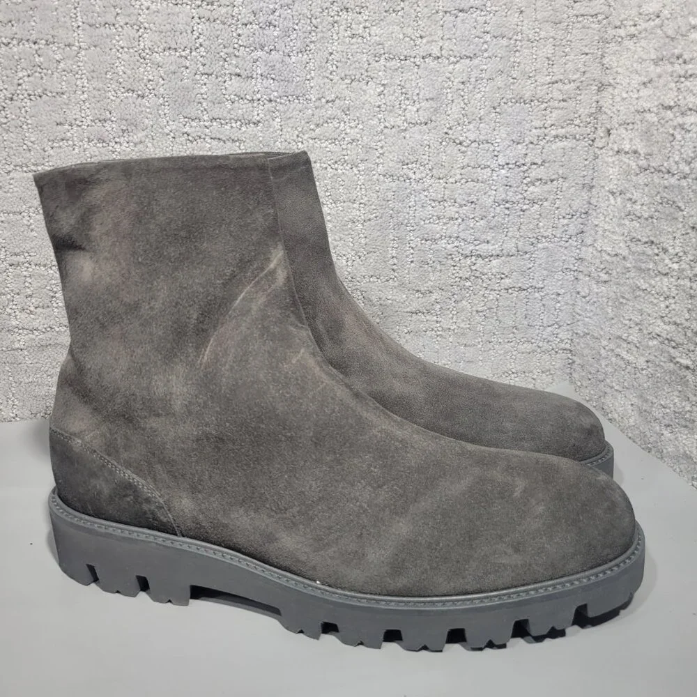 Vince Caleres Line Fall2 2018 Mens 9M Graphite Sport Suede Leather Ankle Boots